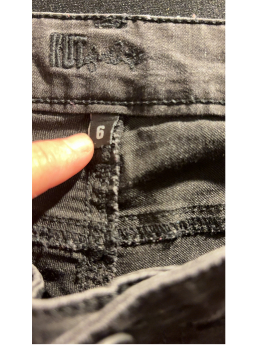 KUT from the Kloth Women's Size 6 Embroidered Grey Skinny Jeans